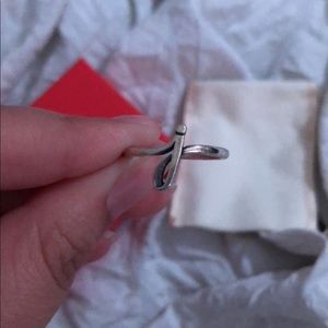 James Avery “J” Initial Script Ring